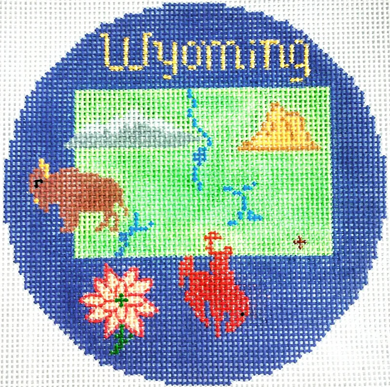 Wyoming Ornament 4 rnd 18M – Grand Tetons