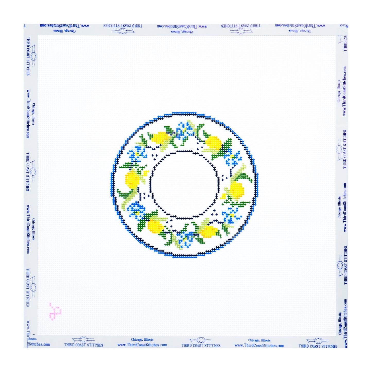 White Lemon Circle Plate