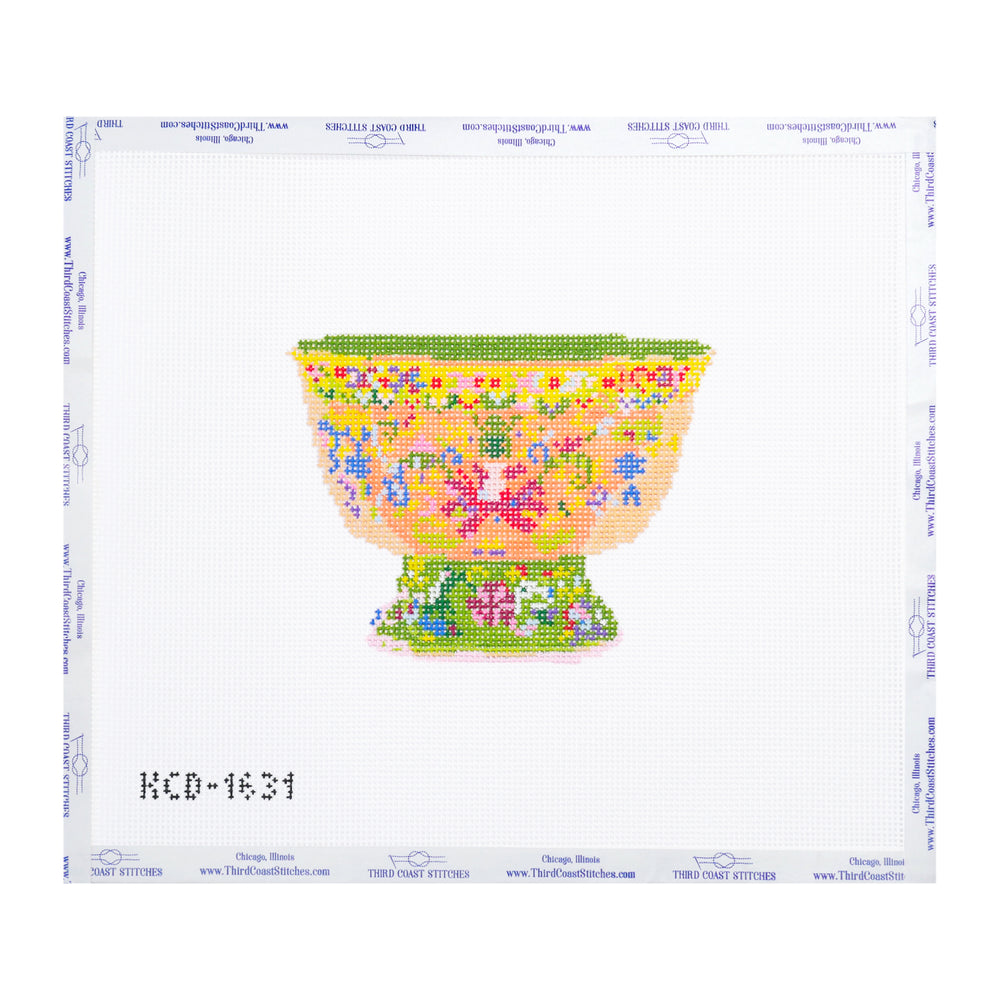 Yellow Chinoiserie Bowl