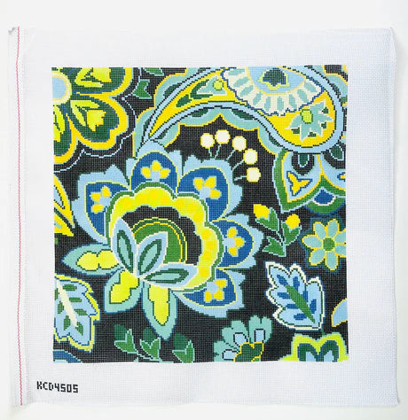 Paisley Floral Blue