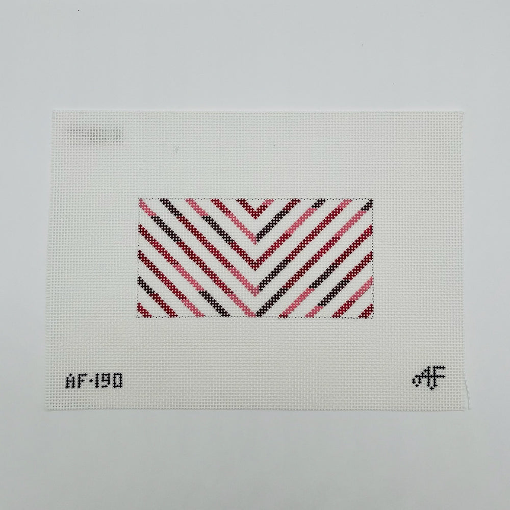 Red Chevron 3 x 6 Insert