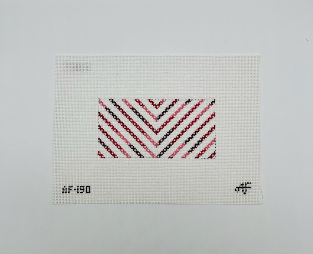 Red Chevron 3 x 6 Insert