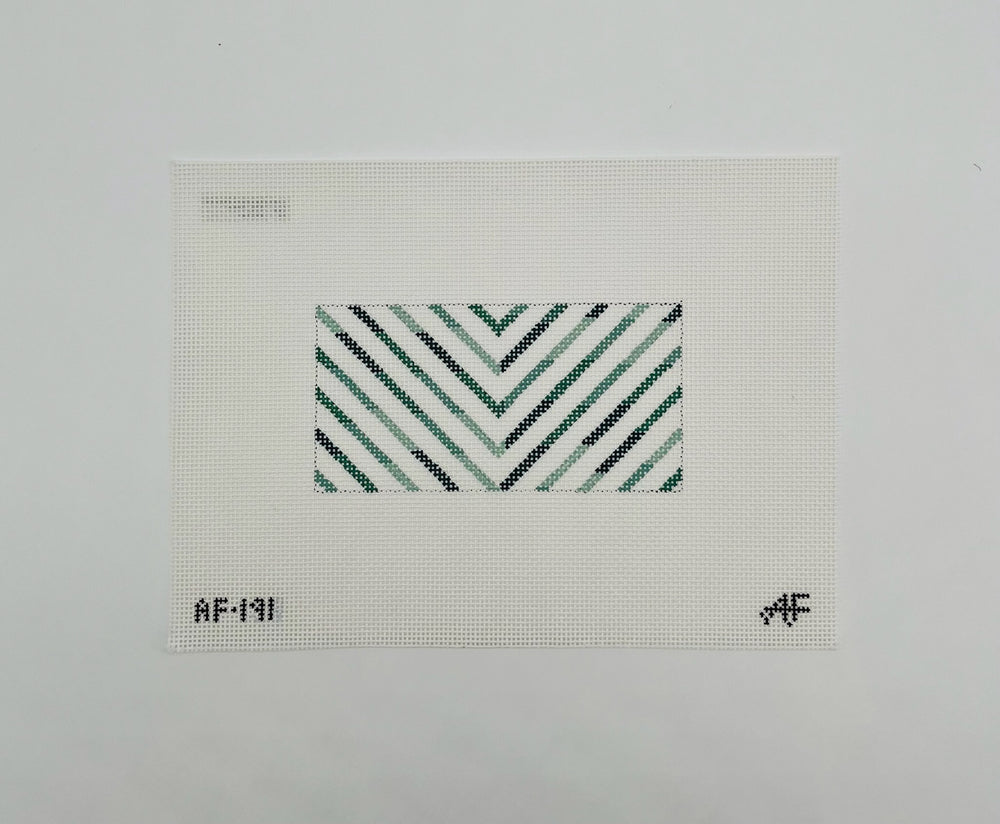 Green Chevron 3 x 6 Insert