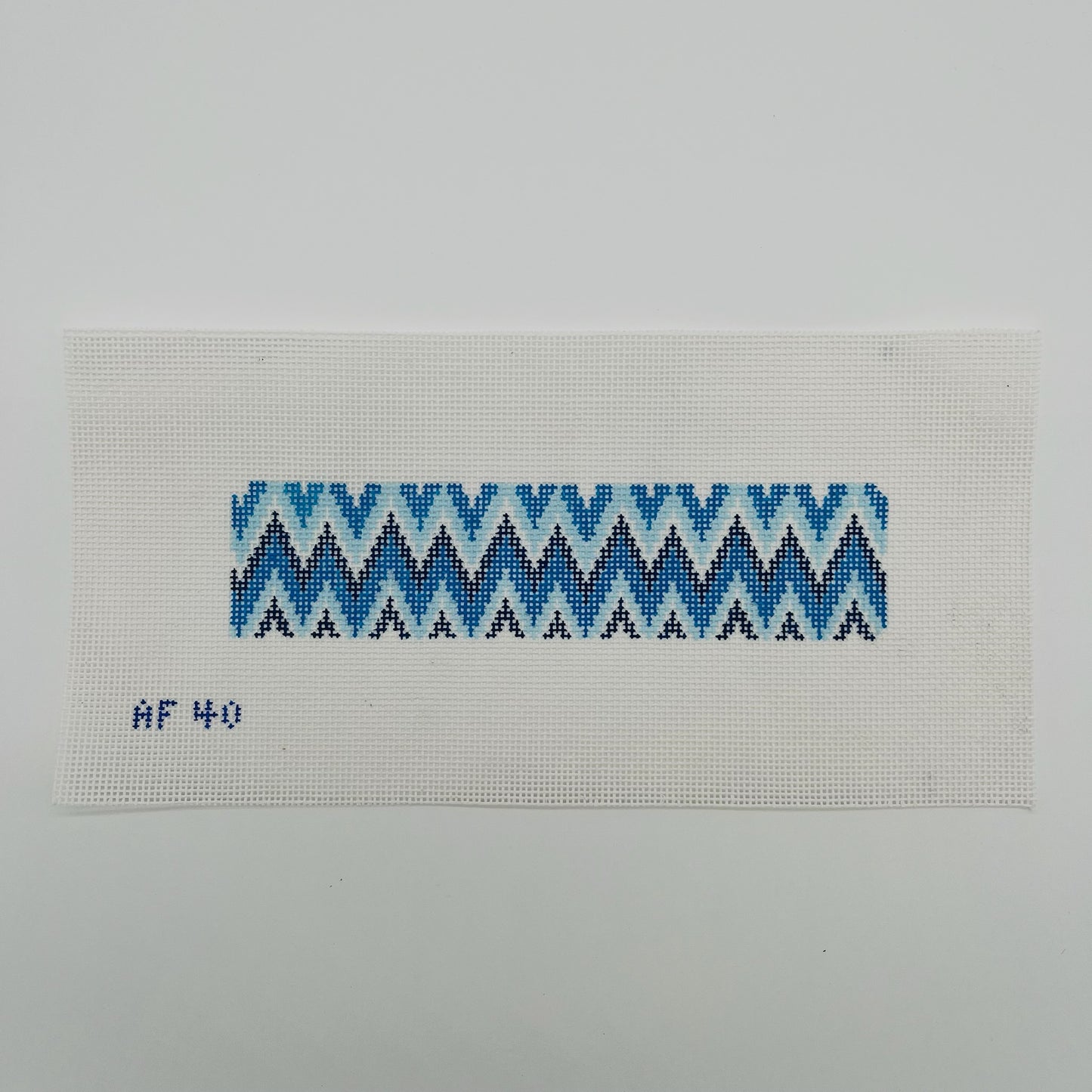 Blue ZigZag Cuff