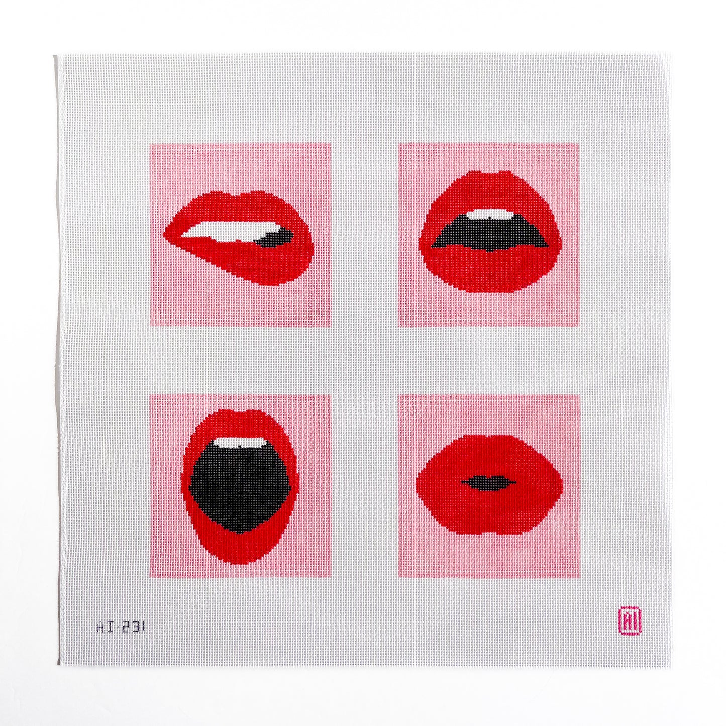 Red Lips Coaster Set
