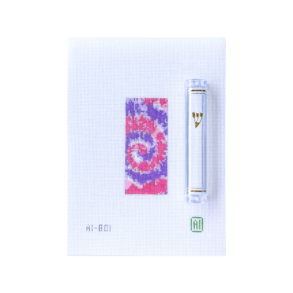 Tie Dye Mezuzah & Case
