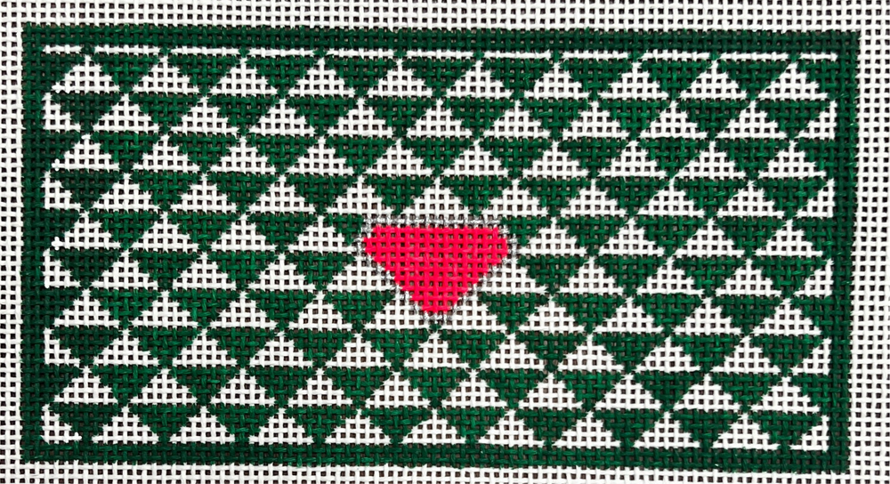 Green & Pink Triangle Insert