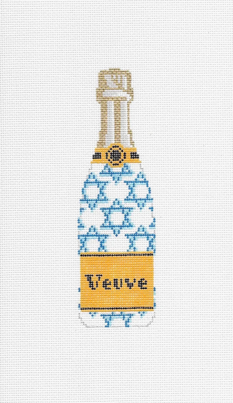 Champagne Bottle - Star of David