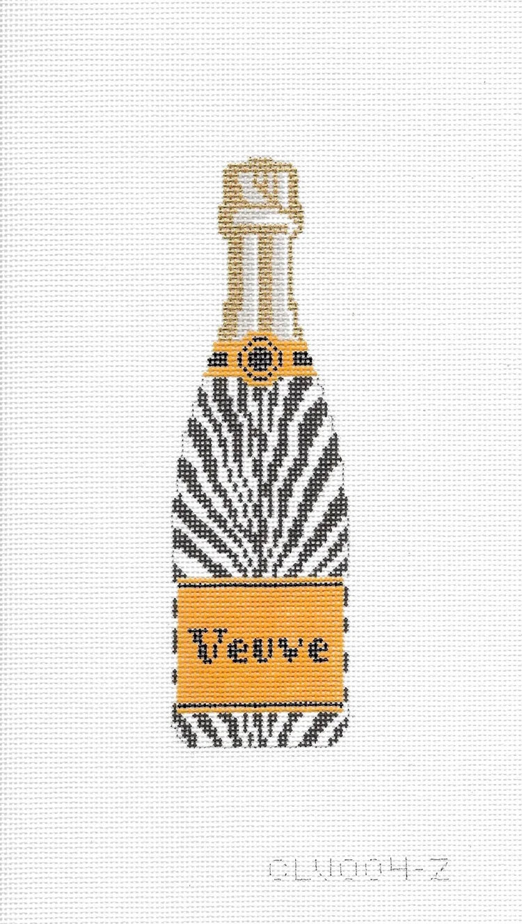 Champagne Bottle - Zebra