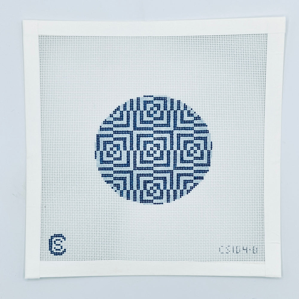 Geometric Round - Blues