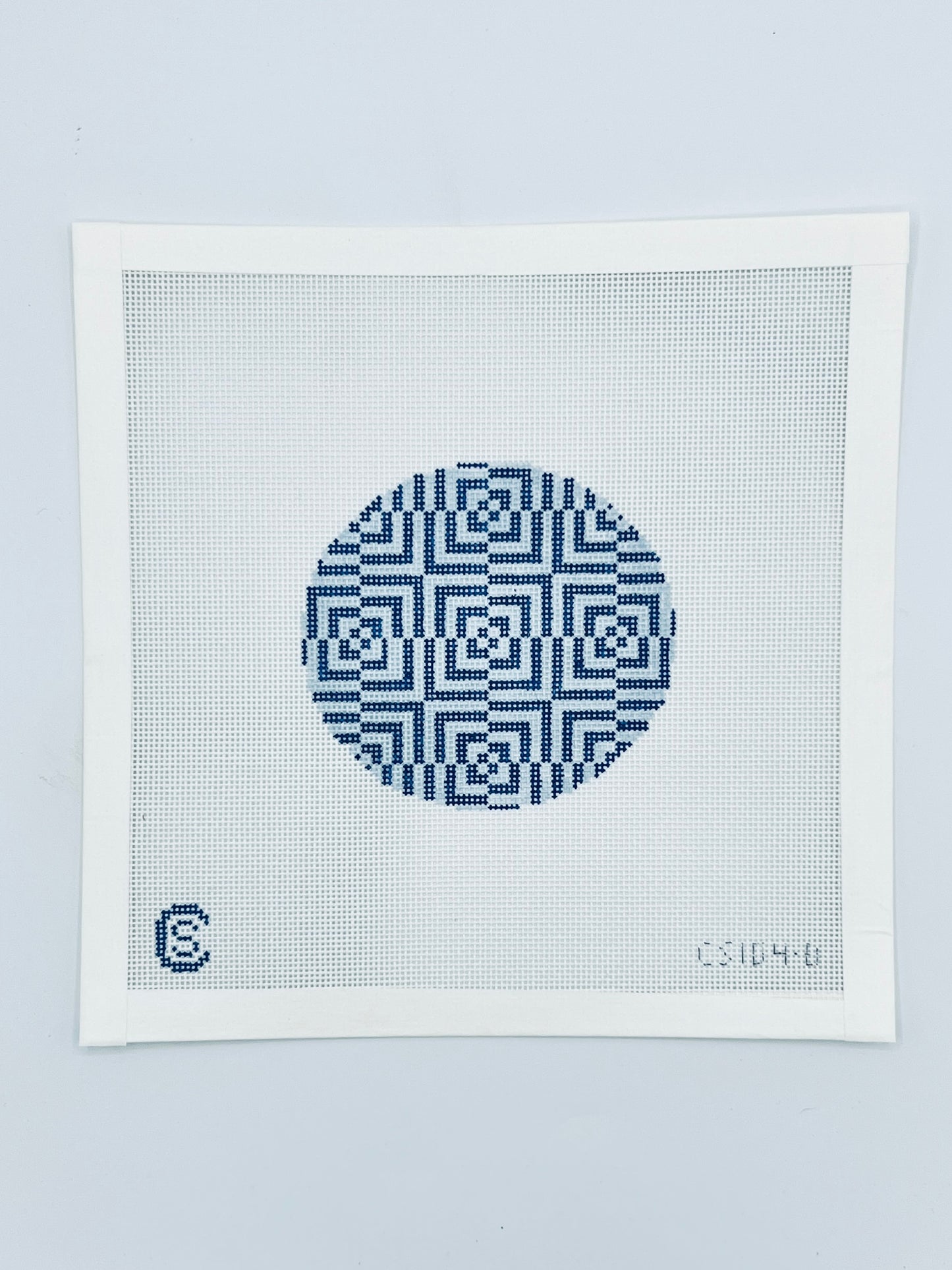 Geometric Round - Blues
