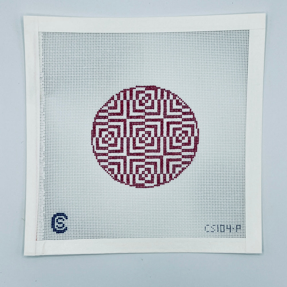 Geometric Round - Pink
