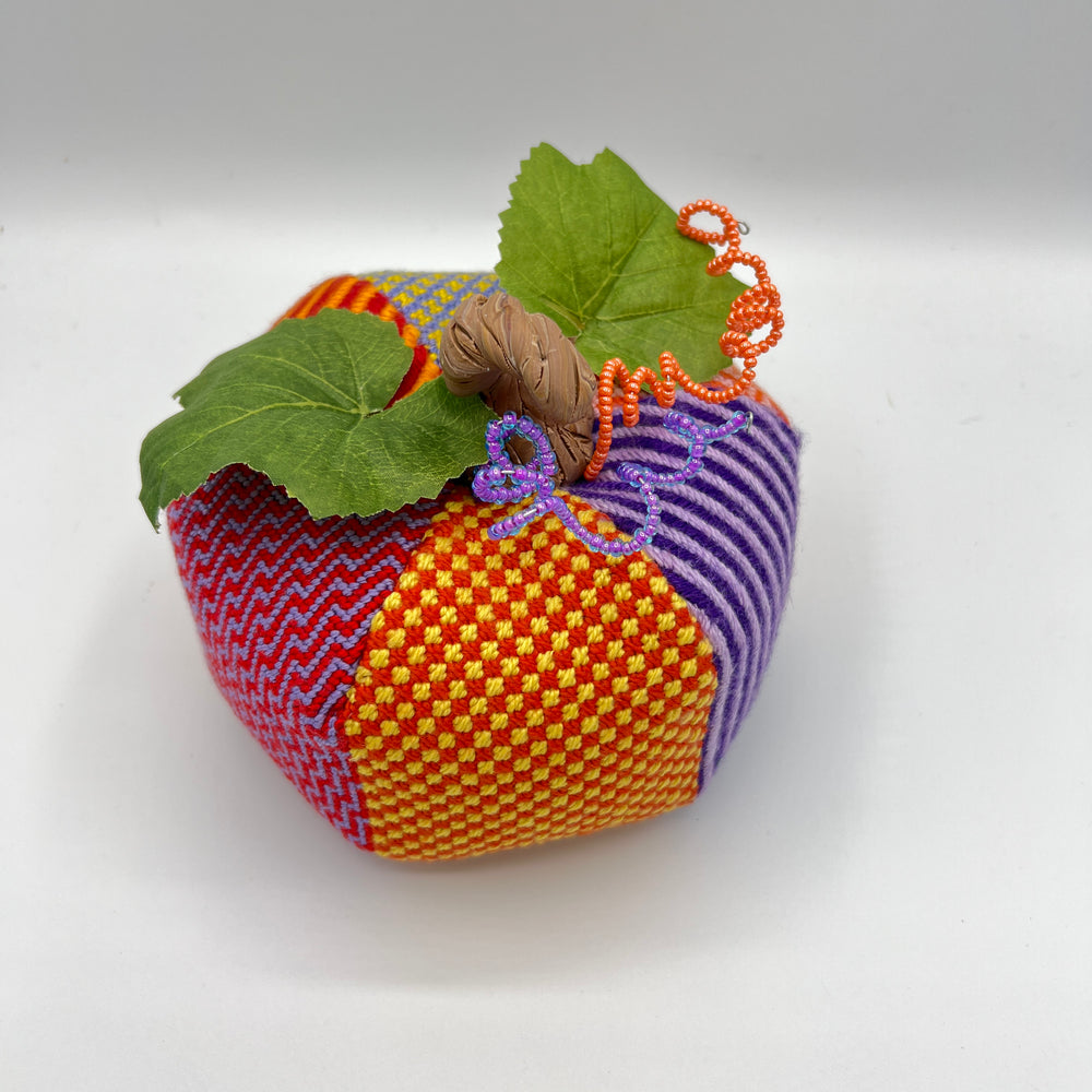 3D patchwork Pumpkin - large