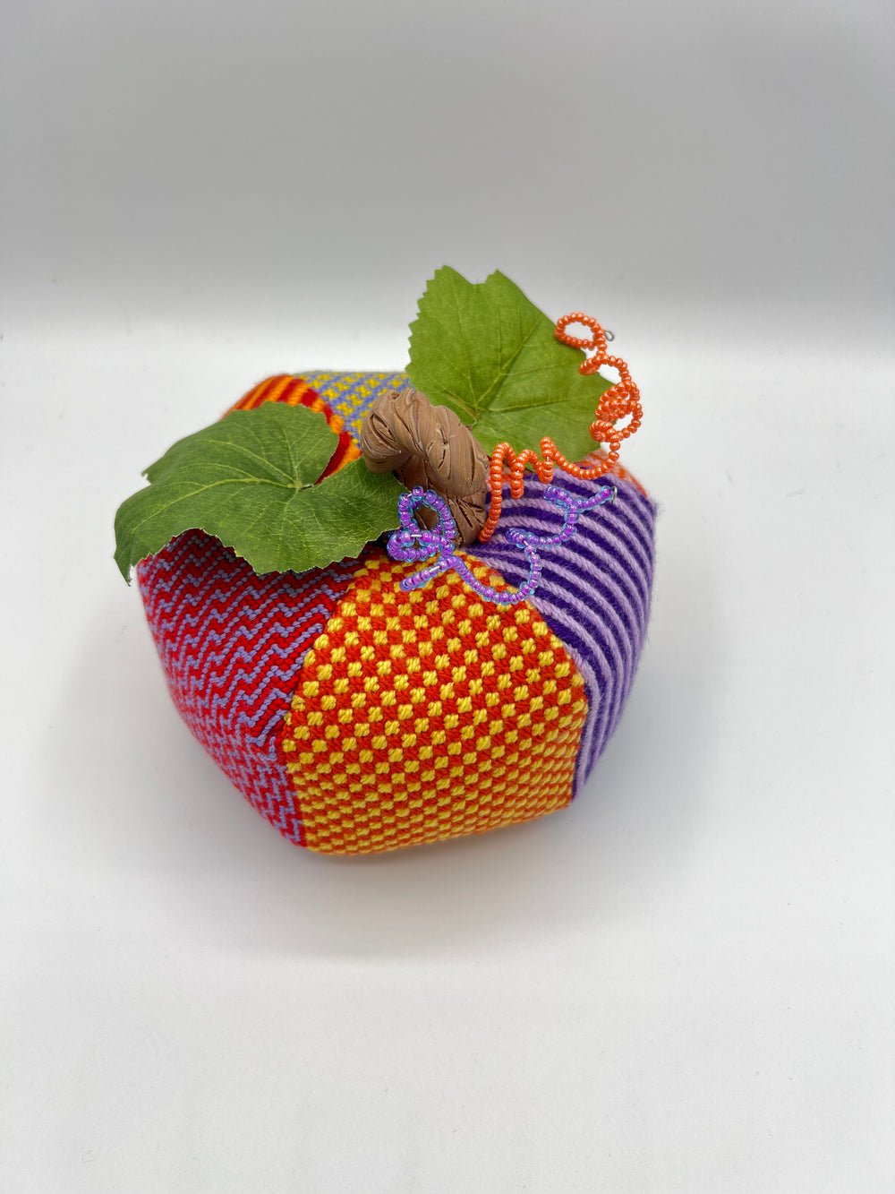 3D patchwork Pumpkin - large