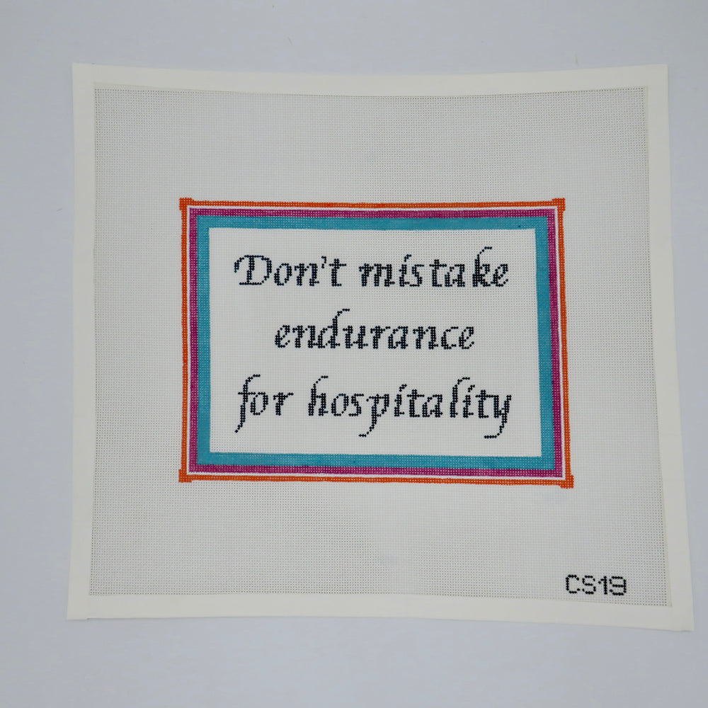 Don't Mistake Endurance for Hospitality