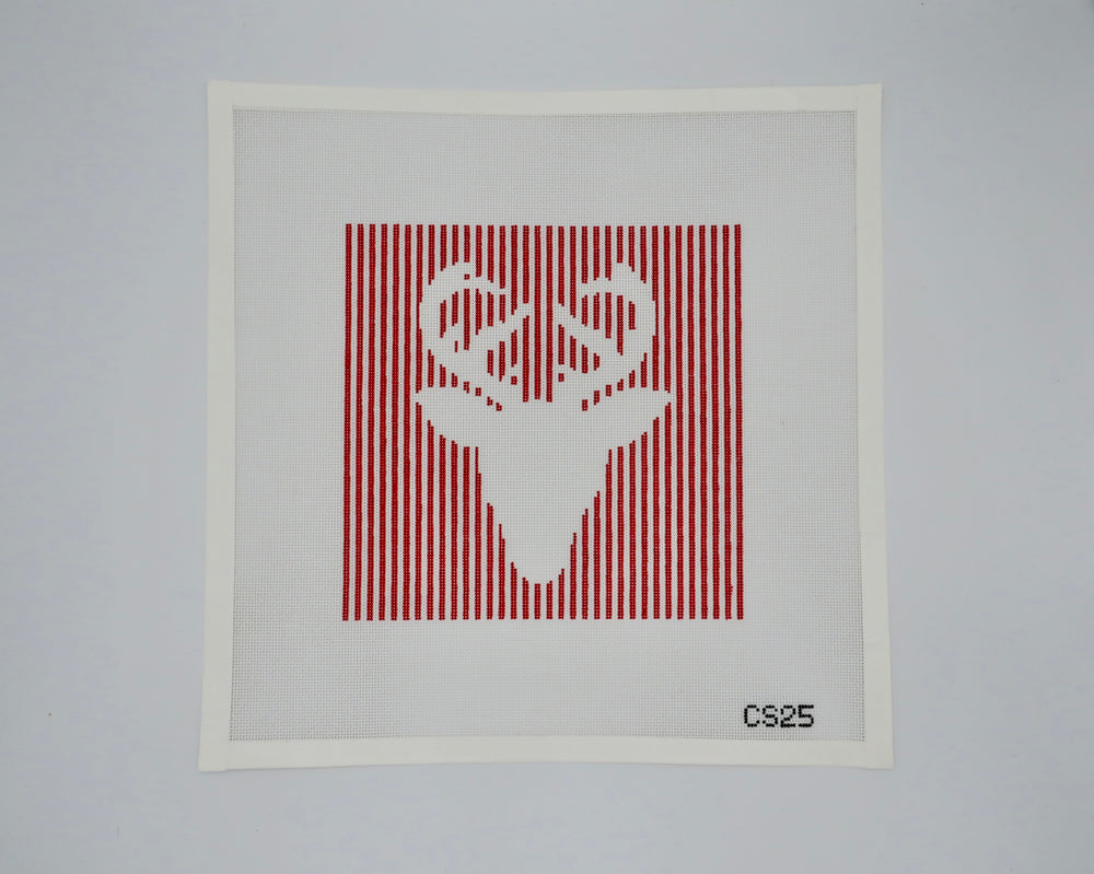 Deer Head - stripes