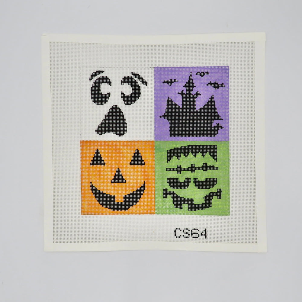 Halloween Faces - Square
