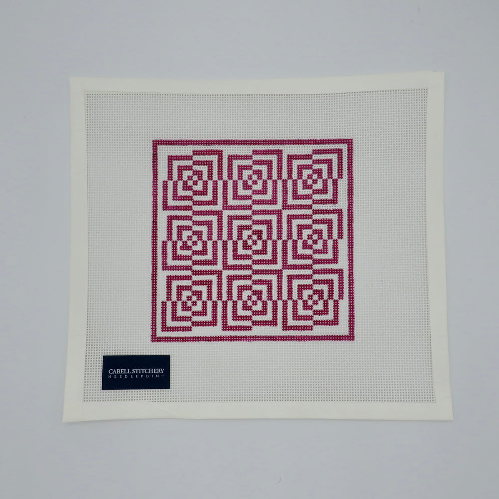 Geometric Flowers - pink