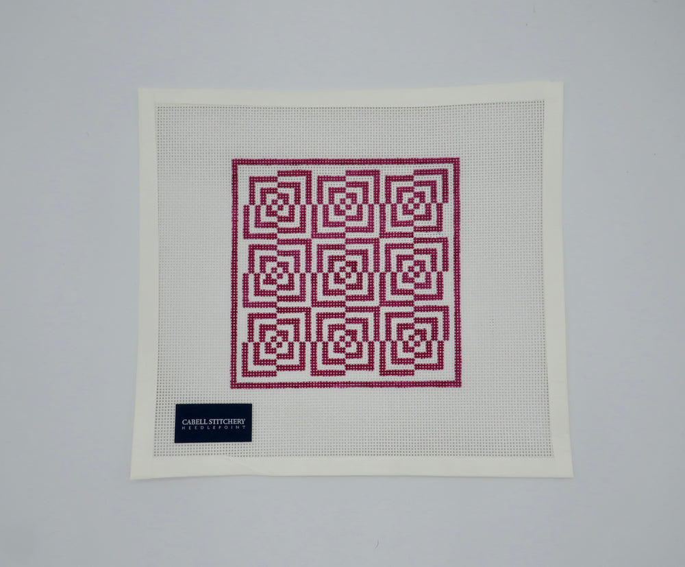 Geometric Flowers - pink