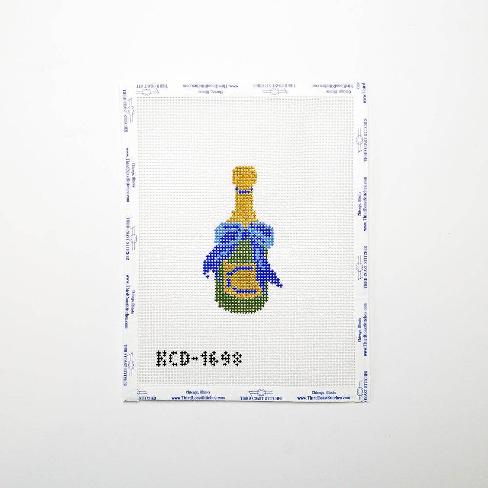 
            
                Load image into Gallery viewer, Champagne Bottle with Blue Bow.
            
        