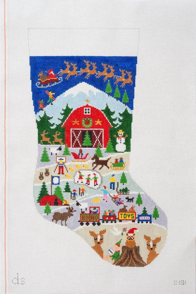 Barn Xmas Stocking