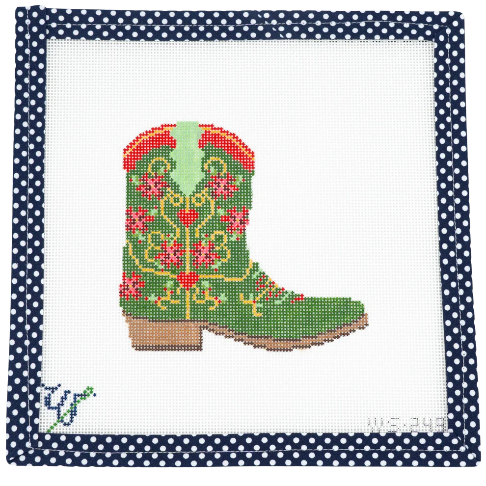 Christmas Cowboy Boot