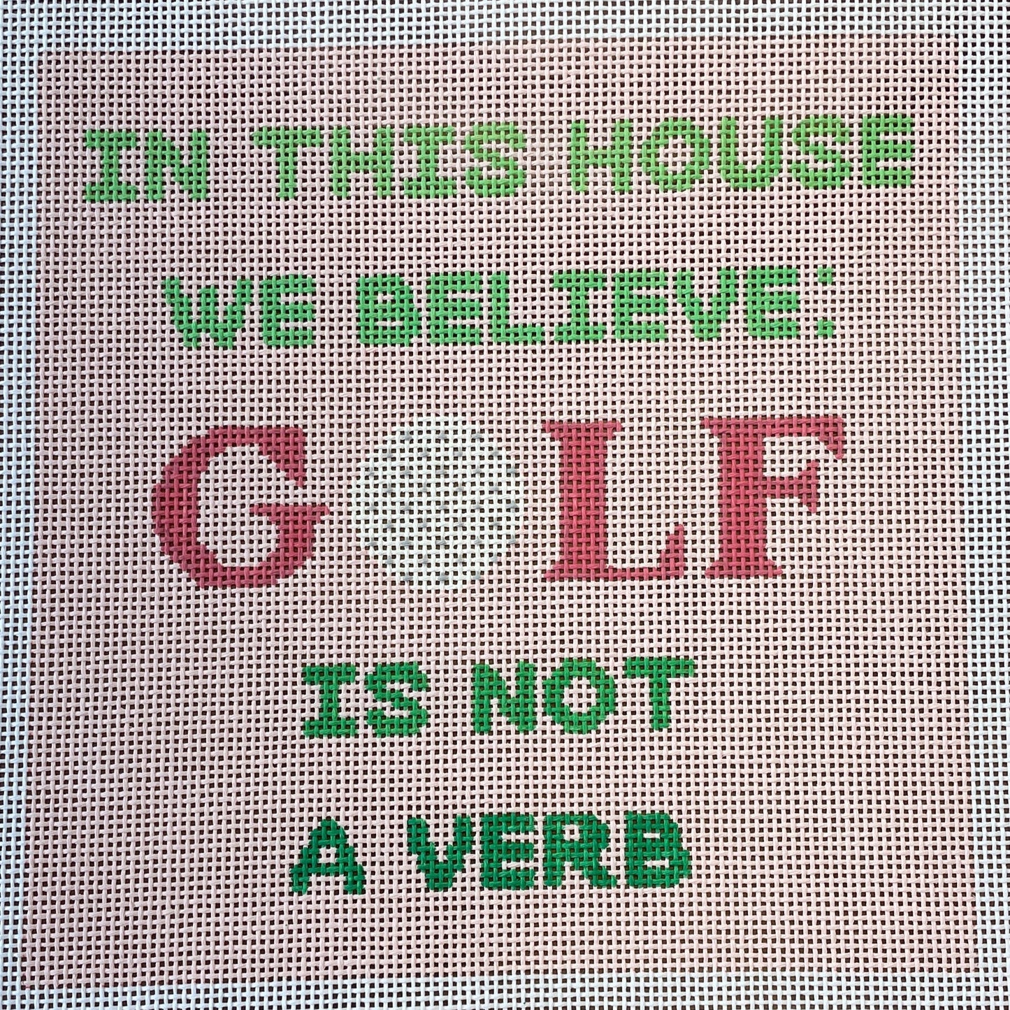 Golf Is Not A Verb