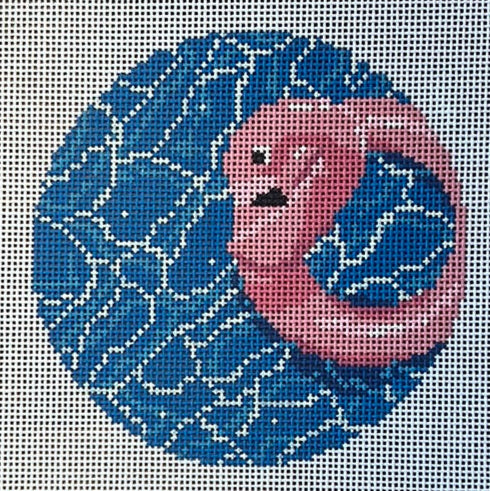 Flamingo Floatie Ornament