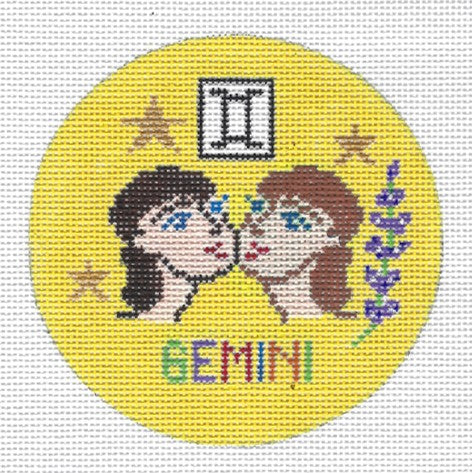 Gemini Zodiac Round