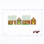 Green Scalloped Roof 3D Gingerbread House