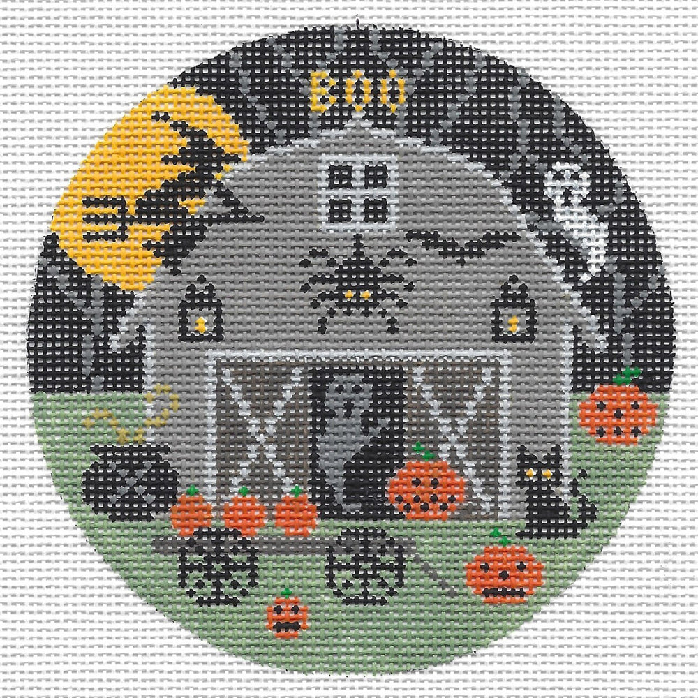 Halloween Barn Round