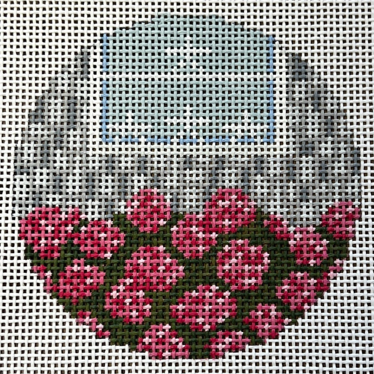 Shingles and Stars Round Pink