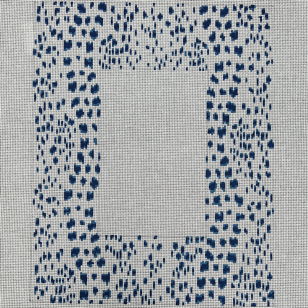 French Dots Picture Frame-Navy (13 mesh)