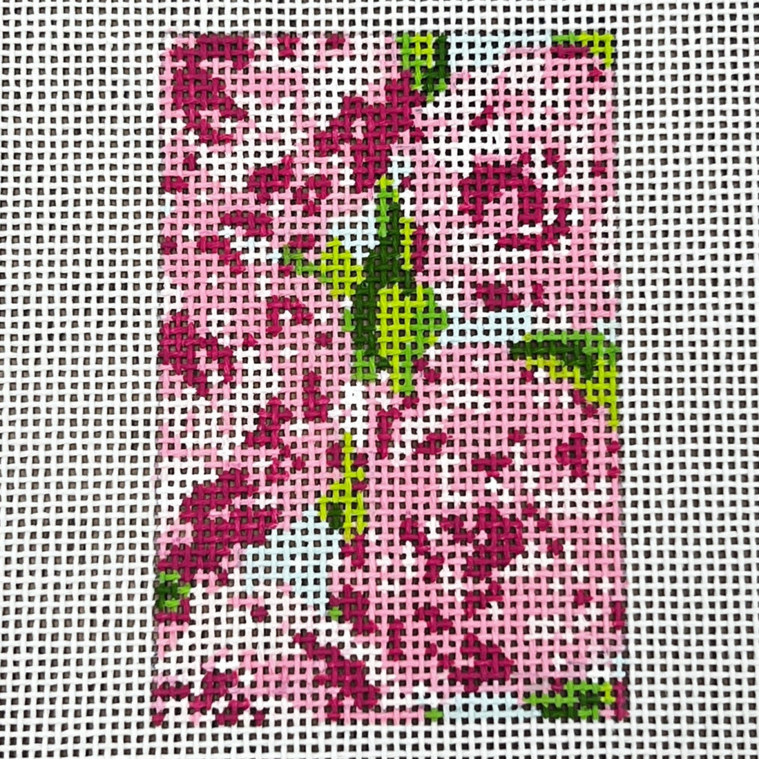 Roses on Teal Luggage Tag