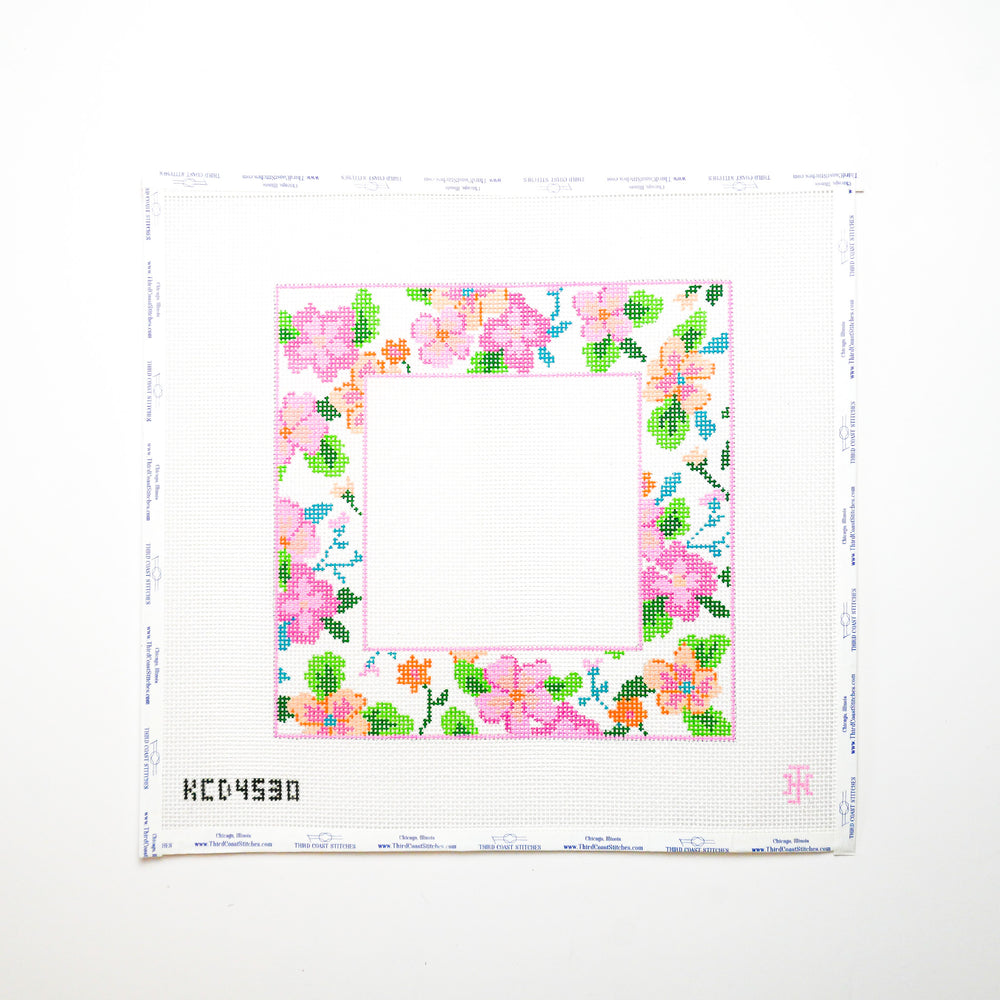 Pink Floral Picture Frame