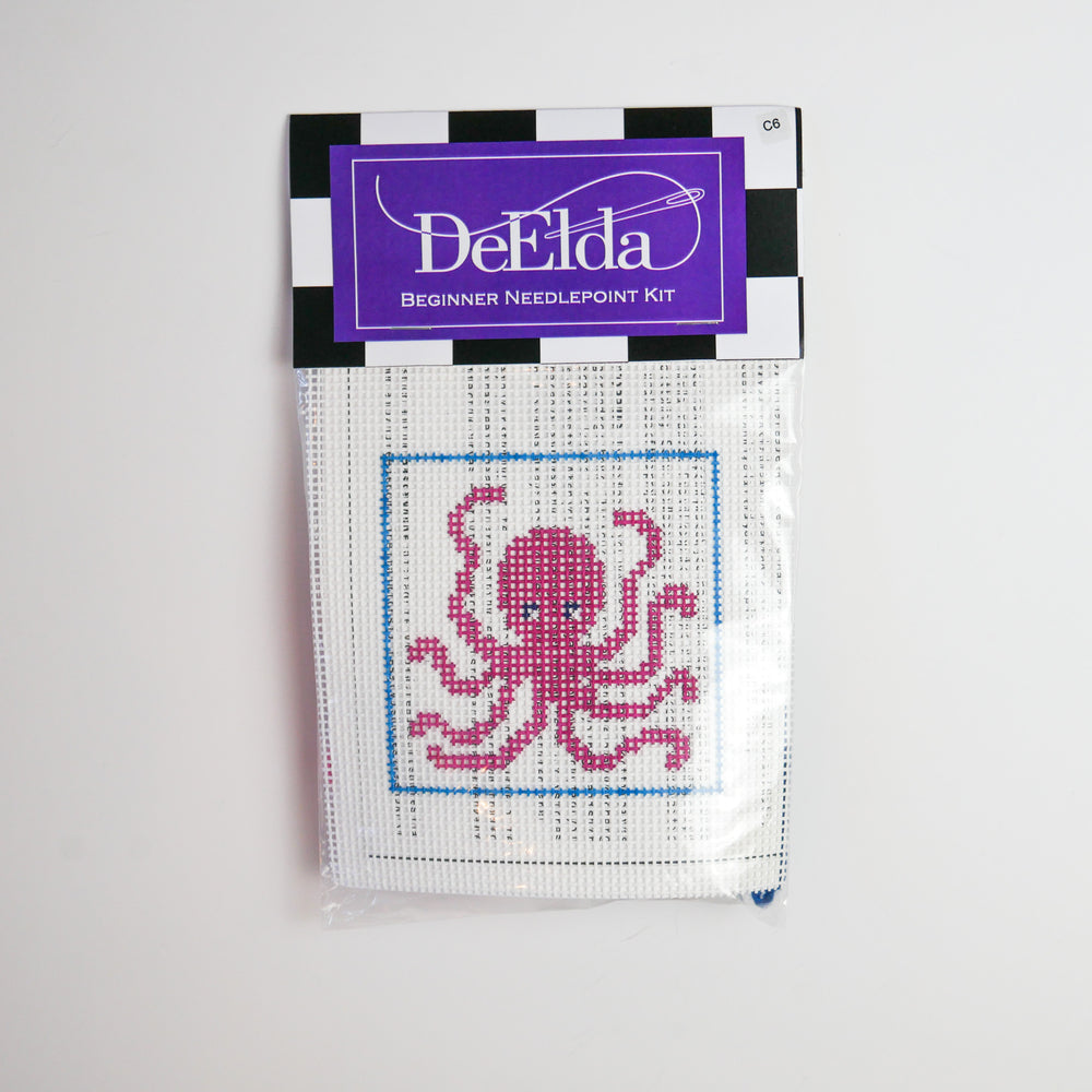 
            
                Load image into Gallery viewer, Octopus - Beginner Needlepoint Kit
            
        