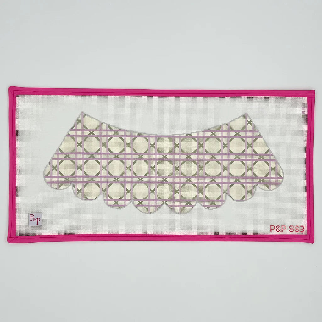 Lavender Cane Lampshade