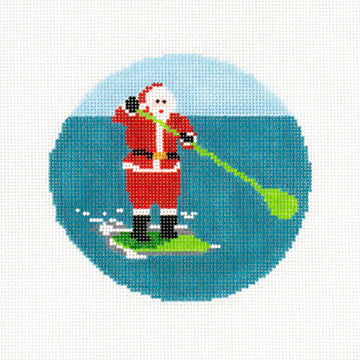 Sporty Santa - Paddleboarding