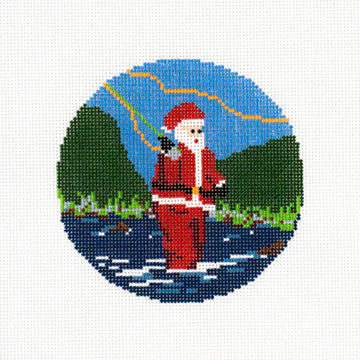 Sporty Santa - Fly Fishing