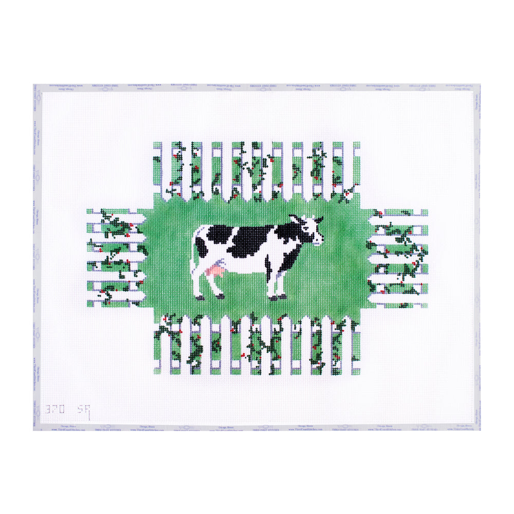 Cow with Picket Fence Brick Cover