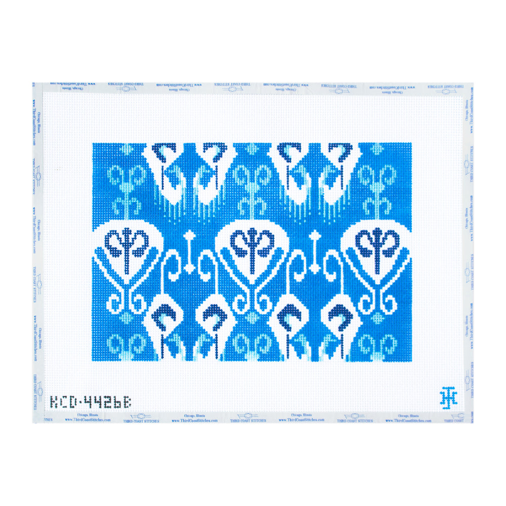 Blue Ikat Pillow