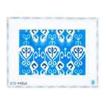 Blue Ikat Pillow