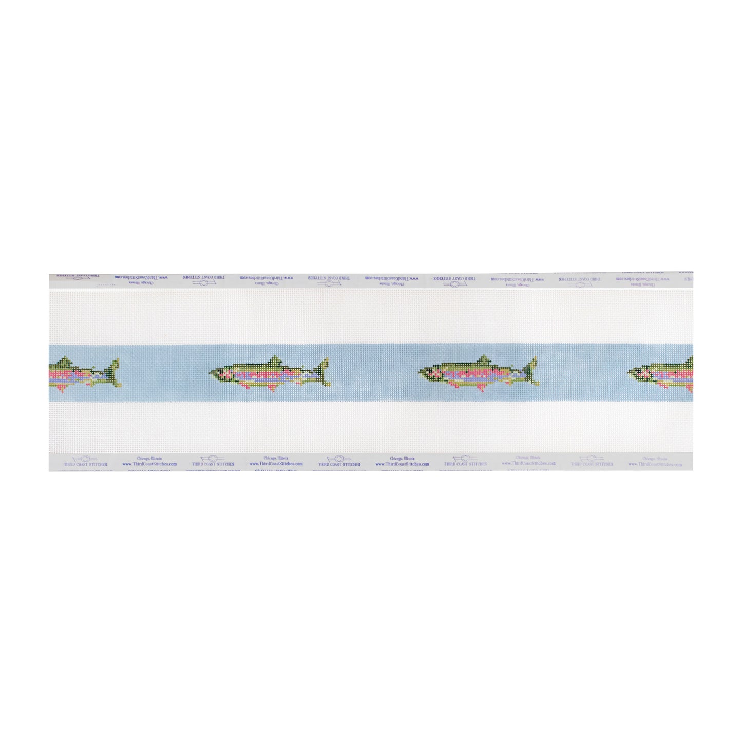 Rainbow Trout Belt - Blue