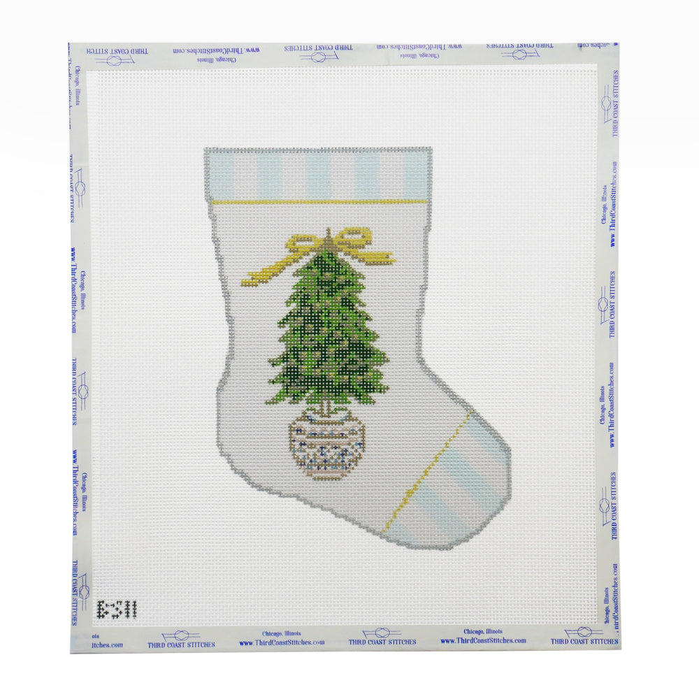 Trim the Tree Mini Stocking