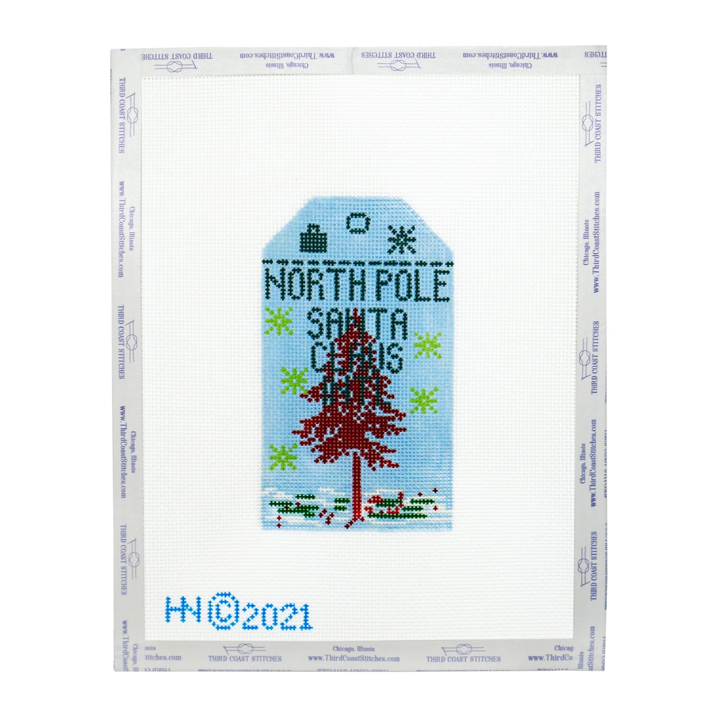 North Pole Travel Tag