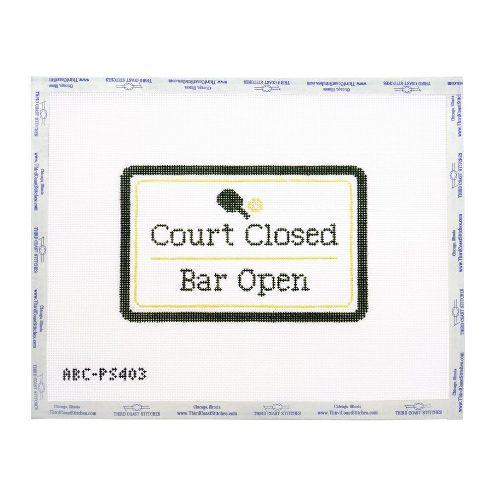 Court Closed, Bar Open - Pickleball