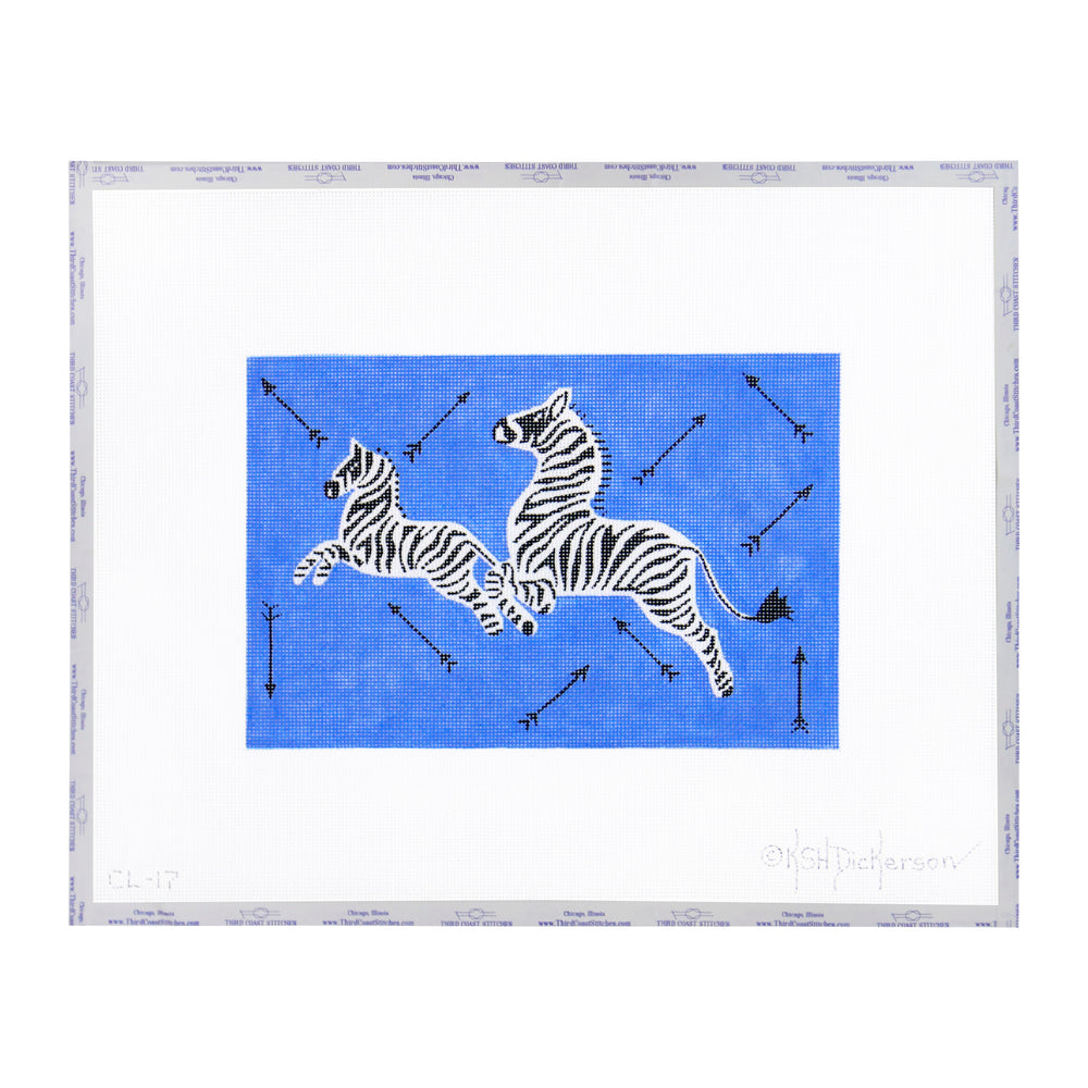 Scalamandre Leaping Zebras & Arrows