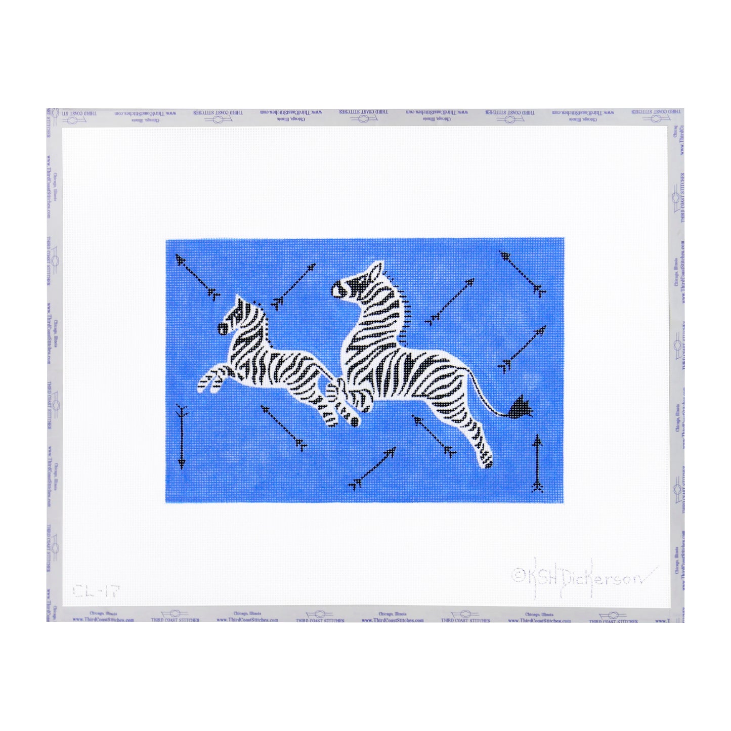 Scalamandre Leaping Zebras & Arrows