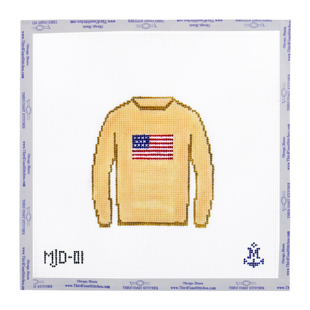 American Flag Sweater