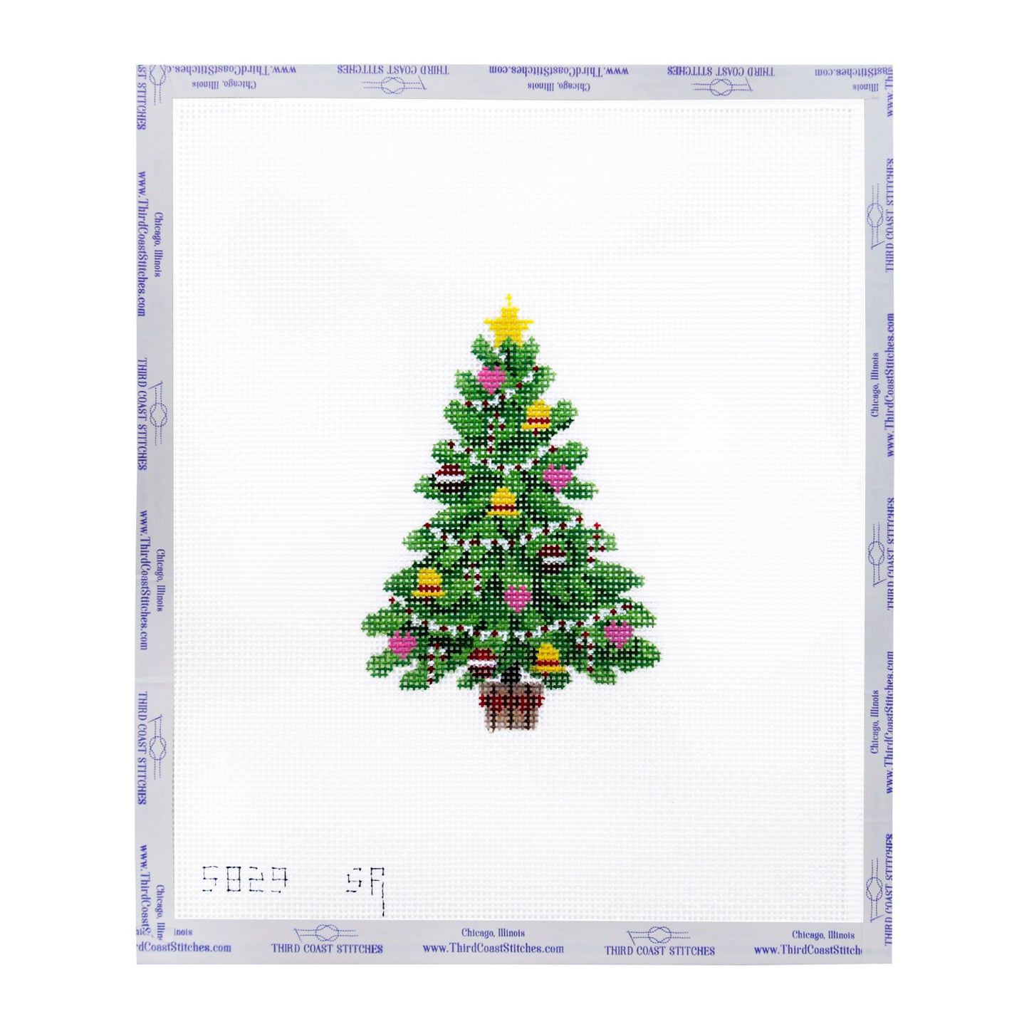 Christmas Tree with Round Ornaments